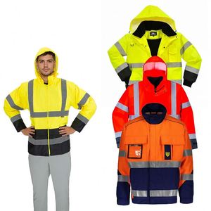 Vêtements de sécurité réfléchissants pour les travaux de construction en extérieur, vestes réfléchissantes pour le travail - Product Image 1