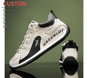 Giá Rẻ Nhỏ Nhà Máy Thể Thao Đi Bộ Lưới Chạy Sneakers Casual Ngoài Trời Athlet Người Đàn Ông Giày Đen PVC Mùa Đông Giày Nam PVC Soel