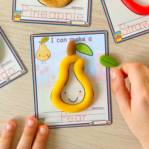 Tapete de Plastilina de Frutas Ecológico, No Tóxico y Seguro para Niños, Juguete de Arcilla para Desarrollo de Habilidades Motoras Finas y Aprendizaje de Frutas - Product Image 3