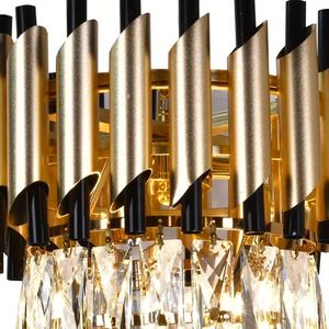 Vintage chiếu sáng trang trí Lustre nhà mặt dây chuyền ánh sáng đồ đạc trong nhà phòng khách treo đèn hiện đại LED pha lê sang trọng Đèn chùm - Product Image 5