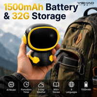 Réveil intelligent OEM haut de gamme avec écran tactile grand format IA, prévisions météo, batterie 1500 mAh, fabricant avec 27 ans d'expérience