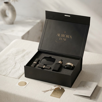 Boîte d'emballage de sérum de luxe personnalisée, pliable, rigide, avec couvercle magnétique et estampage doré