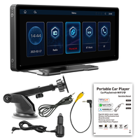 Nueva Radio Multimedia para coche de 10 pulgadas, CarPlay inalámbrico portátil y Android, reproductor de vídeo automático, pantalla táctil, sistema de Audio DVD, reproductor MP5