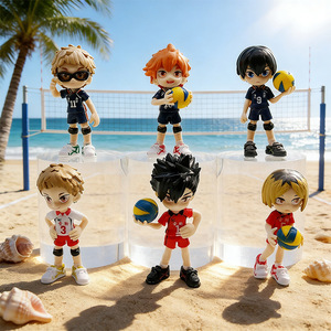 Nouvelles figurines d'action en PVC de style anime japonais Haikyu, lot de 6 pièces, figurines de collection Toru <span class=keywords><strong>Oikawa</strong></span> Hinata Shoyo, ornements - Product Image 1