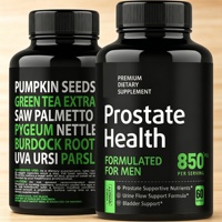 Cápsulas para la Salud de la Próstata con Saw Palmetto, Beta Sitosterol, Licopeno, Aceite de Semilla de Calabaza y Zinc para un Flujo Urinario Saludable, Bloqueador de Obstrucciones OEM/ODM