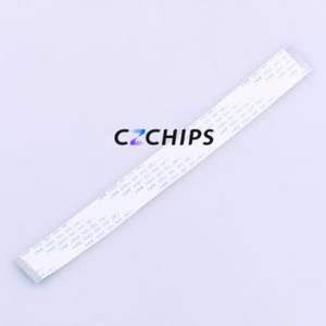 JS05A-40P-200-4-8 FFC Cable (Flexible Flat Cable) P=0.5mm Connector 40P 0.5mm 0.3mm Non-Inverting - Product Image 1