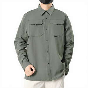 <span class=keywords><strong>Camicia</strong></span> Sportiva da <span class=keywords><strong>Uomo</strong></span> Serie Mountain River, Estiva, Traspirante, ad Asciugatura Rapida, a Maniche Lunghe, per Escursionismo e Alpinismo - Product Image 6