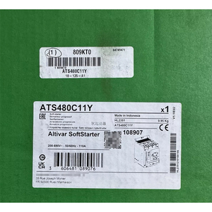 Sch-neider ATS480C11Y ซอฟต์สตาร์ทเตอร์สำหรับมอเตอร์ Altistart 480 110A 208 ถึง 690V AC ควบคุมการจ่ายไฟ 110 ถึง 230V AC - Product Image 6