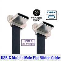 Cables Flexibles USB Bidireccionales 3.2 de Alto Rendimiento para Teléfonos Móviles, Cables de Carga Rápida para Banco de Energía Magnético
