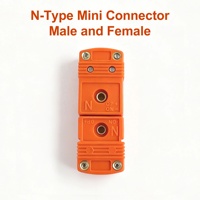 Connecteur Thermocouple Mini Type N Mâle-Femelle, Adaptateur de Terminal en Plastique Ignifuge pour Prise et Fiche