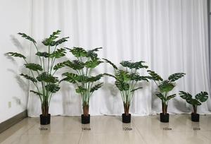 Topiary Deliciosa ชีสพลาสติก,AF7001ต้นปาล์มสังเคราะห์ใช้กลางแจ้ง Monstera Deliciosa พืชทรอปิคอลทรอปิคอลปาล์มสวิส - Product Image 6