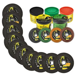 DELUN hohe Qualität Neues Produkt 4 Zoll Schneid rad Anpassung Metalls cheibe China Herstellung - Product Image 1