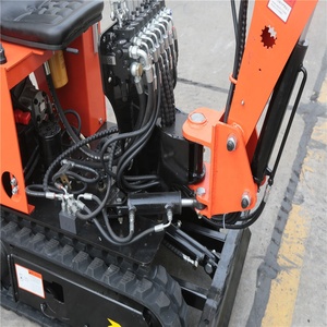 7.0kw Miniature Crawler Type Rotary <b>Drilling</b> Fully Automatic Hydraulic Shed 800KG <b>Mini</b> Excavator Bulldozer - Product Image 4