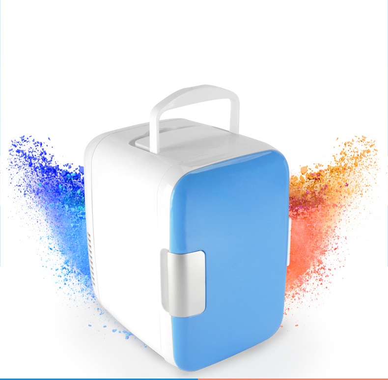 Портативный автомобильный мини-холодильник 4 л, холодильник 12 В, электрический холодильник для пива и напитков