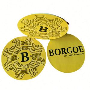 Sous-verres en papier recyclables pour hôtel, sous-verres promotionnels en carton absorbant avec fonction publicitaire - Product Image 1