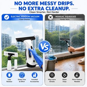 Nettoyeur de vitres électrique sans fil le plus vendu pour les fenêtres d'hôtel, optimisé pour un nettoyage pratique - Product Image 2