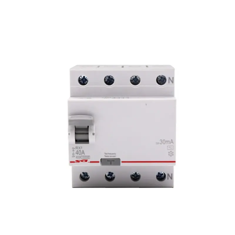 Disjuntor RX3-63A rccb dx3 2p4p, para aquecedor de água, dispositivo de aquecimento anti-rasteiro, rccb 30ma