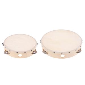 Tamburo a mano da 8 pollici Orff giocattoli a percussione per neonati strumento musicale per bambini giocattoli per bambini modello di apprendimento infantile - Product Image 1