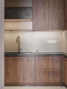 Ensemble d'îlot de cuisine moderne avec rangement central, armoire de cuisine et buffet à bas prix avec porte, shaker en MDF, panneau de siège - Product Image 3