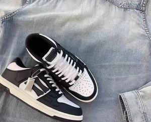 Chaussures décontractées de haute qualité en cuir véritable, respirantes, antidérapantes, légères, unisexes, style sportif, chaussures de marche, chaussures en os - Product Image 4