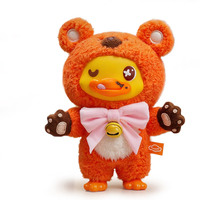 B.Duck Bear Figurine en vinyle PVC personnalisée, pendentif ours en peluche mignon, boîtes mystères tendance
