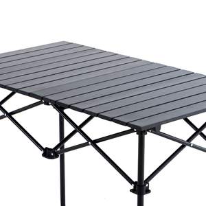 Alta Qualidade Portátil Ao Ar Livre Moderna Dobrável Mesa De Jantar Fácil Portátil Dobrável Alumínio Camping Workbench BBQ Cozinha Praia - Product Image 2