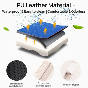 Shiatsu Nacken- und Rückenmassagegerät mit Wärmefunktion und Rotlichttherapie, Tiefengewebs-Knetmassagekissen, 3 Geschwindigkeitsstufen, Einstellbarer Timer, zum Stressabbau - Product Image 5