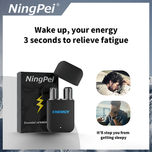 Bâton énergétique HLK Huiles essentielles de menthol naturel Aromathérapie Bâton d'inhalation aromatisé pour la respiration nasale double inhalateur nasal - Product Image 1