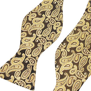 Noeud papillon à motif paisley tendance à bas prix, vente chaude, OEM/ODM, 100% polyester, noeud papillon à nouer soi-même pour hommes, vente en gros - Product Image 4
