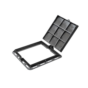 Copertura per tombino a mano diretta copertura per porta quadrata 100cm con cerniera per fossa settica tombino in calcestruzzo - Product Image 2