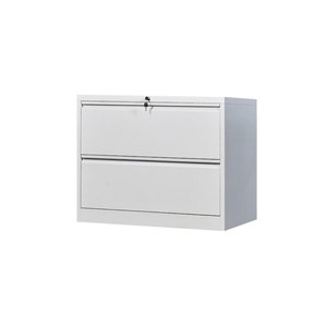 Archivador Lateral de 2 Cajones Moderno, Mueble de Almacenamiento para Oficina en Casa con Acero y Metal para Cocina, Escuela, Hotel o Comedor - Product Image 4