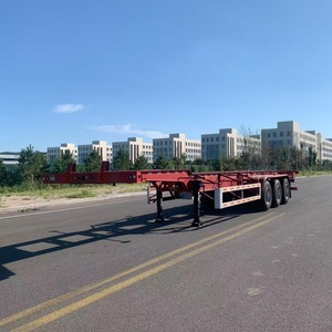 Semirremolque Esqueleto <span class=keywords><strong>para</strong></span> Contenedores de 13 m, Chasis de Remolque de 3 Ejes <span class=keywords><strong>para</strong></span> Transporte de Contenedores de 20 y 40 pies - Product Image 4