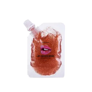 Grosir Lipgloss warna kustom Swakarya membuat Anda sendiri dasar Lip Gloss Gel besar Label pribadi