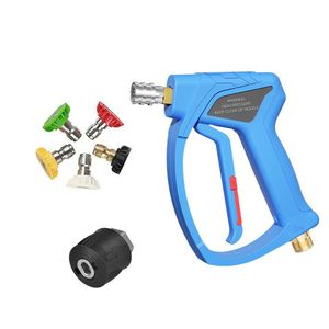 <span class=keywords><strong>Pistolet</strong></span> à <span class=keywords><strong>eau</strong></span> haute pression en plastique 4500 PSI 3/8 Anti-enroulement <span class=keywords><strong>Pistolet</strong></span> à mousse pour lavage de voiture et nettoyage Outil de nettoyeur haute pression - Product Image 4
