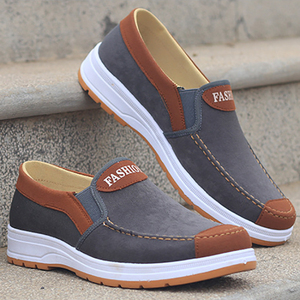 Chaussures de marche légères et élégantes pour hommes, nouvelle collection, baskets décontractées respirantes à enfiler, prix bas, vente en gros - Product Image 3