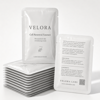 Emballage de sachets imprimés sur mesure à trois soudures pour lingettes sèches activées par l'eau, lingettes nettoyantes pour le visage et articles de voyage
