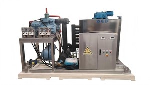 Máquina de Hielo en Escamas Totalmente Automática (de 1 a 50 Toneladas) para la Industria Pesquera o <span class=keywords><strong>el</strong></span> Enfriamiento de Hormigón - Product Image 4