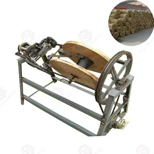 Small hemp rope making machine straw rope knitting twisting machine sea grass rope making machine