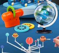 Modèle du Système Solaire Fait Main pour Enfants, Instrument Astro Physique, Jouet Éducatif Précoce, Aide Pédagogique