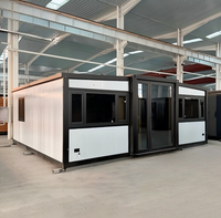 Maison conteneur préfabriquée à double étage de 20 pieds, maison conteneur extensible, maison conteneur portable