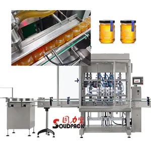 Solidpack Fully Pneumatic Small Tomato Paste Honey Filling Machine Production Line