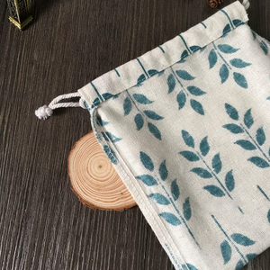 Bolsa de Algodón con Cordón Personalizada, Impresa con Logotipos, para Regalos, Almacenamiento de Dulces, Embalaje Personalizado - Product Image 5