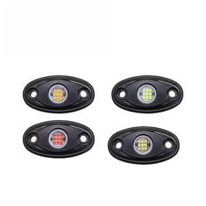 Luz LED monocromática de 12V 10W de gran venta, luz de chasis 9SMD, luz de roca con opción multicolor, luces decorativas de iluminación inferior universales para coche - Product Image 3
