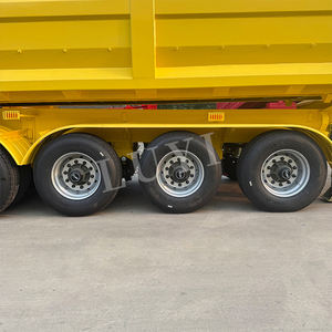 Semirremolque Volquete de Alta Calidad de 4, 5 y 6 <span class=keywords><strong>Ejes</strong></span>, 40 Metros Cúbicos, Tipo U, Semirremolque Volquete con Descarga Trasera - Product Image 4