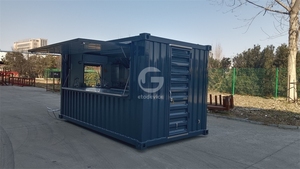 Kiosque de bar à jus mobile modulaire de haute qualité, conteneur d'expédition, avec <span class=keywords><strong>structure</strong></span> en acier à panneaux sandwich - Product Image 5