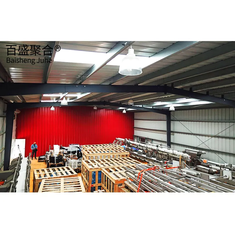 Luce moderna costruire capannone costruzione prefabbricata struttura in acciaio magazzino edificio industriale a basso costo prefabbricato