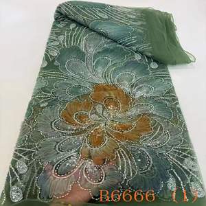 กระเป๋าผ้าลูกไม้ตาข่ายหลากสีสไตล์วินเทจผ้าโปร่งนุ่มเป็นมิตรต่อสิ่งแวดล้อม - Product Image 1