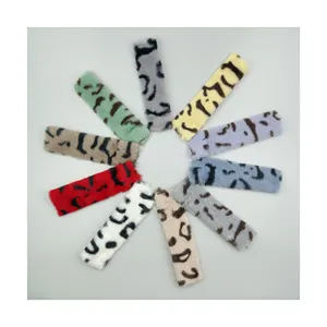 Leopard Printed Rabbit Faux Fur Fabric Cute Style Bunny Fur for Garment/Bag/Carpet