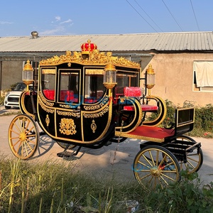 Calèche royale de luxe, plusieurs couleurs, calèche électrique, calèche tirée par des chevaux, fabriquée en Chine - Product Image 1