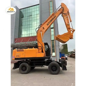 Buena calidad 210W 225 305 excelente rendimiento para Hyundai 210-7 Rueda Segunda mano 20 toneladas Excavadoras usadas - Product Image 1